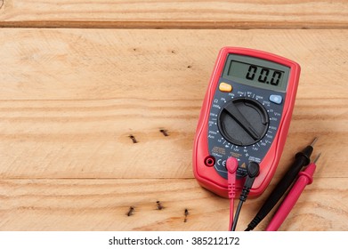digital multimeter or multitester or Volt-Ohm meter, an electronic measuring instrument that combines several measurement functions in one unit.