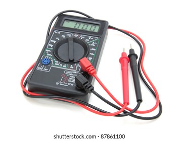 Digital Multimeter On White Background Stock Photo 87861100 | Shutterstock