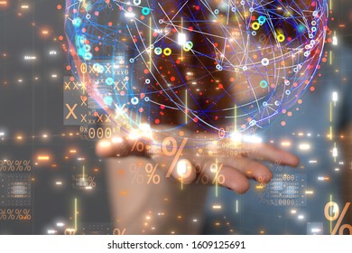 Digital Network and data concept - Shutterstock ID 1609125691