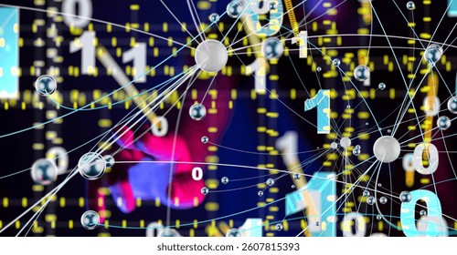 Digital Network and data concept