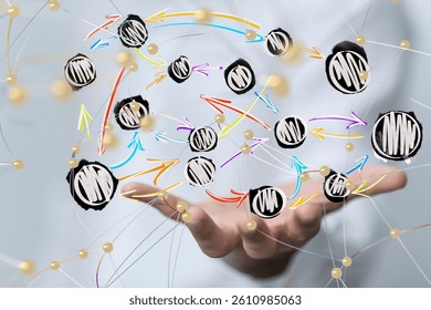 Digital Network and data concept
