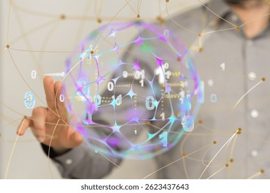 Digital Network Sphere: Global Connections and Data