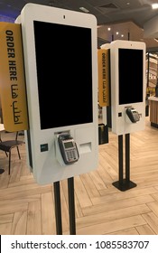 Digital Ordering Kiosks Black  Mockup