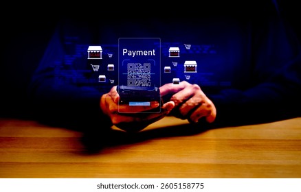 Digital payment screen on mobile with hidden scams, representing online transaction fraud risk and financial cyber threats.