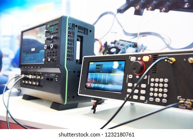 Digital pulse generator in lab. Radio measuring instruments