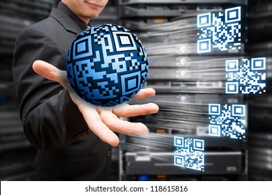 Digital QR code concept - Powered by Shutterstock