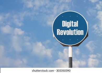 Digital Revolution Sign