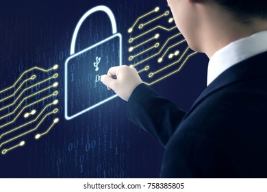 Digital security concept