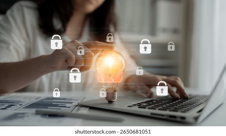 Digital security concept illustrating a cybersecurity breach, with a red unlocked padlock indicating data exposure among secure systems, emphasizing system vulnerability and risk Latch - Powered by Shutterstock - Get 15% off with code: PIKWIZARD15