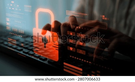 Digital security concept illustrating a cybersecurity breach, with a red unlocked padlock indicating data exposure among secure systems, emphasizing system vulnerability and risk Marrow
