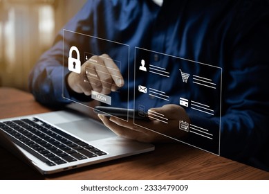 Digital Security and Digital security and encryption of customer data and the financial system of customer purchases in commerce. in Commerce