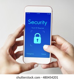 Digital Security Lockscreen Concept