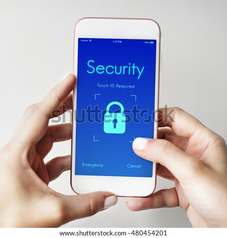 Digital Security Lockscreen Concept