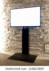 Digital Signage Placed In The Lobby Of The Building