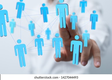 Digital Social Network Hand Stock Photo 1427044493 | Shutterstock