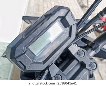 Digital speedometer. Motorcycle LED speedometer. - Powered by Shutterstock