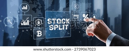 Digital Stock Split Concept for Corporate Finance Investment Strategy and Shareholder Value.
