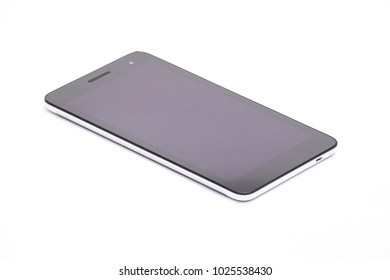 digital tablet on white background