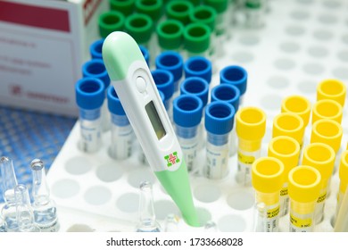 Digital Thermometer Test Tubes Stock Photo 1733668028 | Shutterstock