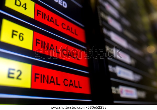 Digital Timetable Board Airport Bus Terminal Stock Photo Edit Now 580652233