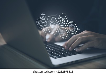 Digital transformation change management big data cloud technology management data communication and business process strategies customer service management cloud computing internet of things - Powered by Shutterstock - Get 15% off with code: PIKWIZARD15