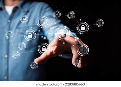 Digital transformation change management, internet of things (IoT), new technology bigdata and business process strategy, automate operation, customer service management, cloud computing - Powered by Shutterstock