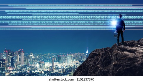 Digital transformation concept.