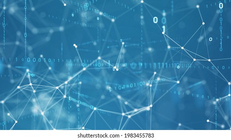 Digital transformation concept. Binary code. Programming. Quantum computer. - Shutterstock ID 1983455783