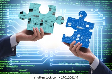 Digital Transformation Concept Jigsaw Puzzle Stock Photo 1701106144 ...