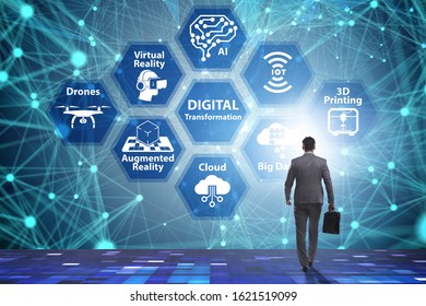 Digital transformation and digitalization technology concept