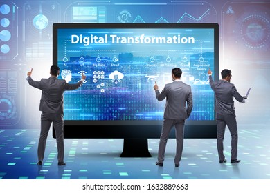 Digital transformation and digitalization technology concept