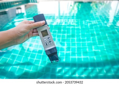 Digital Water Tester Equipment Swimming Pool Stock Photo 2053739432 ...