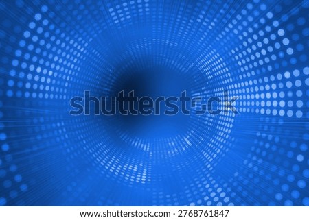 Digitally generated blue background with dots