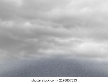 Digitally Generated Cloudy Dull Sky