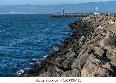 Dike In The San Franscisco Bay
