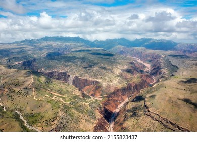 Diksam Canyon Aerial On Socotra, Yemen, Taken In November 2021