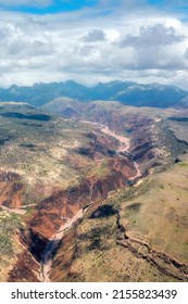 Diksam Canyon Aerial On Socotra, Yemen, Taken In November 2021