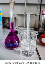 Dilution of  permanganate potassium solution 