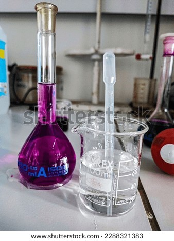 Dilution of  permanganate potassium solution 