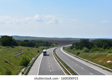 Dimitrovgrad, Bulgaria - May 13th 2018: Highway A4 Maritsa