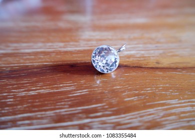 Dimond On The Wooden Table