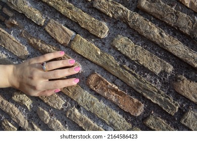 Dimond Ring On Colosseum Wall 