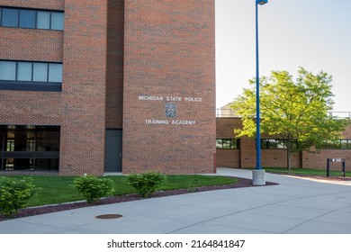 Dimondale MI - June 4, 2022: Michigan State Police Training Academy Building