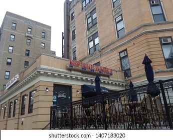 Diner at the Old Brooklyn Jewish Hospital Build 1901-1927 Albert Einstein was a surgery patient here in the 1950’s now apartments, Brooklyn NY May20 2019