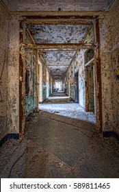 Dingy Hallway Abandoned Asylum Stock Photo 589811465 | Shutterstock