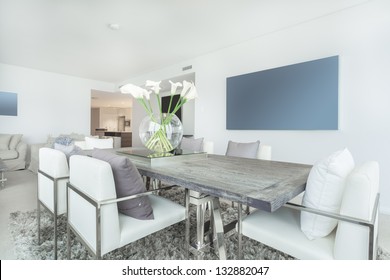 Dining Area In Modern Apartment