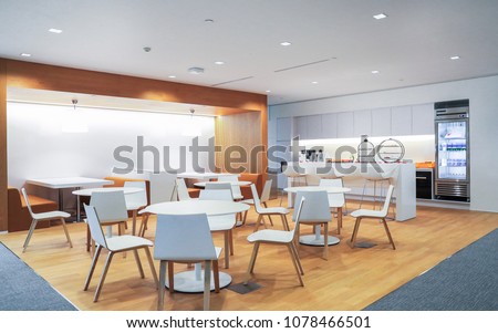 Dining center in office building