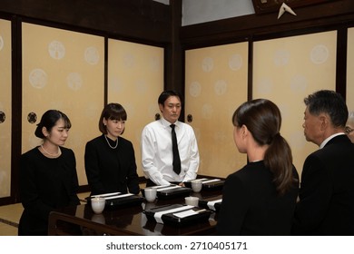 Dining at memorial services and funerals