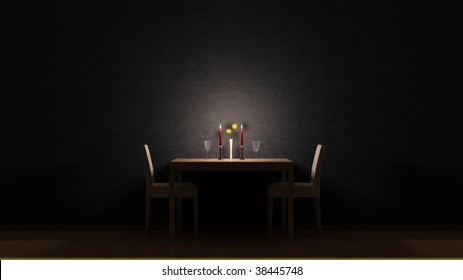 Dining Room Candle Light