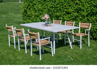 Dining Set Of Furniture, Table And Chairs For Outdoor Living